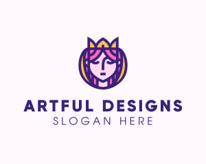 Beautiful Royal Queen logo design