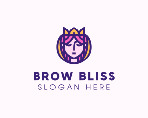 Beautiful Royal Queen logo design