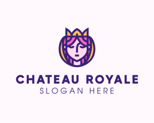 Beautiful Royal Queen logo design