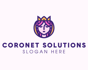 Beautiful Royal Queen logo design