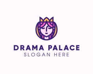 Beautiful Royal Queen logo design