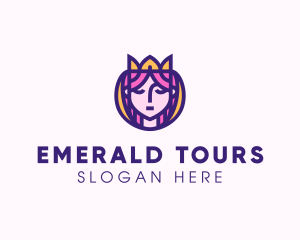 Beautiful Royal Queen logo design