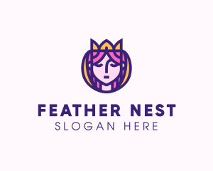 Beautiful Royal Queen logo design