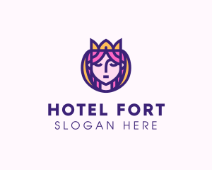 Beautiful Royal Queen logo design