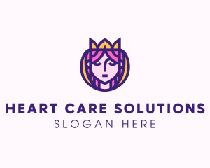 Beautiful Royal Queen logo design