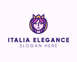 Beautiful Royal Queen logo design