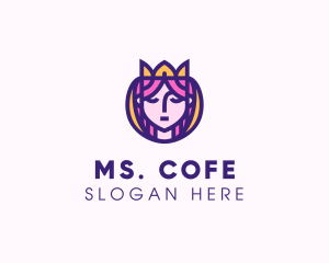 Beautiful Royal Queen logo design