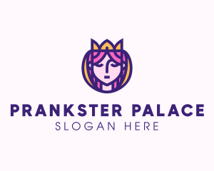 Beautiful Royal Queen logo design