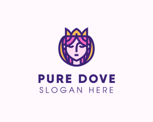 Beautiful Royal Queen logo design