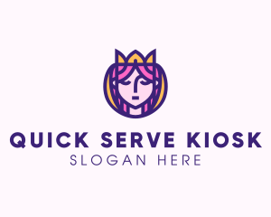 Beautiful Royal Queen logo design