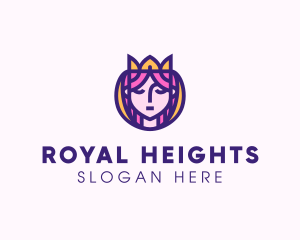 Beautiful Royal Queen logo design