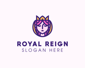 Beautiful Royal Queen logo design