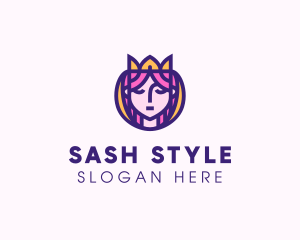 Beautiful Royal Queen logo design