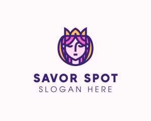 Beautiful Royal Queen logo design