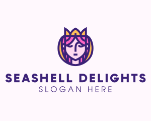 Beautiful Royal Queen logo design