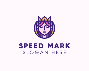 Beautiful Royal Queen logo design