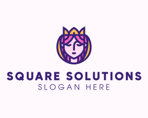 Beautiful Royal Queen logo design