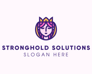 Beautiful Royal Queen logo design