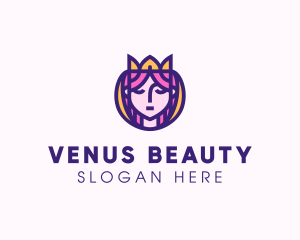 Beautiful Royal Queen logo design