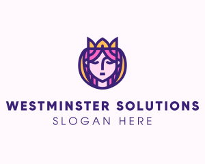 Beautiful Royal Queen logo design