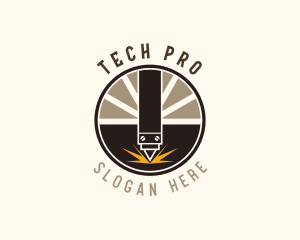 Technician - Laser Cutter Technician logo design