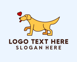 Pet Dog Veterinarian Logo