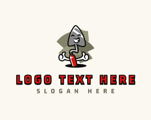 Tool - Mason Trowel Construction logo design