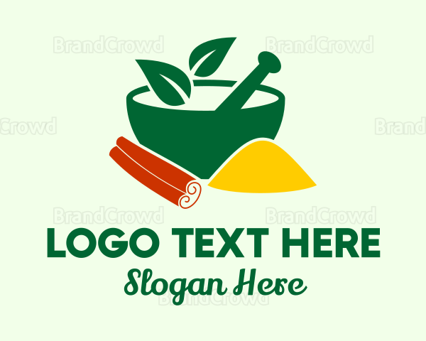 Organic Cinnamon Spice Bowl Logo