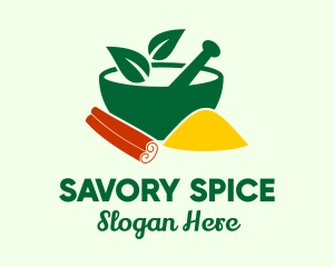 Condiments - Organic Cinnamon Spice Bowl logo design