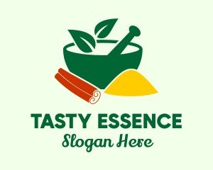 Flavoring - Organic Cinnamon Spice Bowl logo design