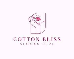 Beauty Cosmetic Lips logo design