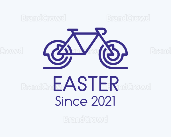 Blue Exercise Bike Logo