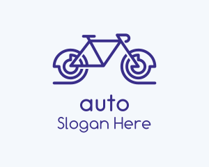 Blue Exercise Bike Logo