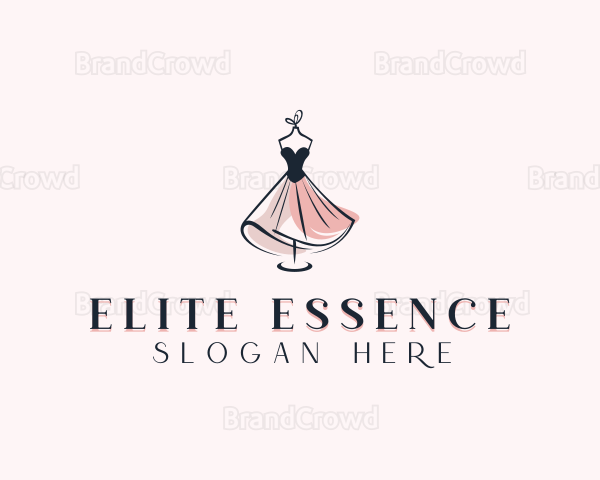 Bridal Fashion Dress Logo