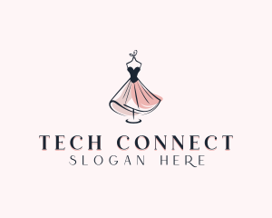 Bridal Fashion Dress Logo