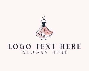 Dress - Bridal Fashion Dress logo design