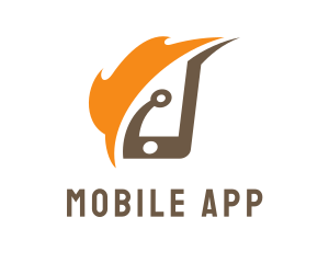 Fire Circuit Mobile logo design