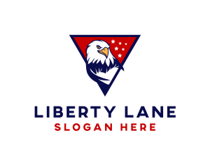 American Bald Eagle logo design