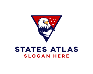 American Bald Eagle logo design