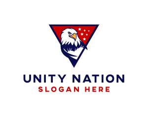 Nation - American Bald Eagle logo design