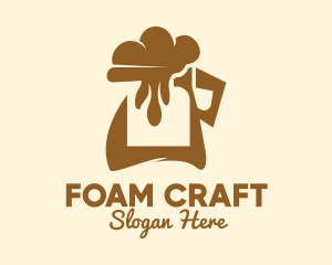 Foam - Coffee Foam Jug logo design