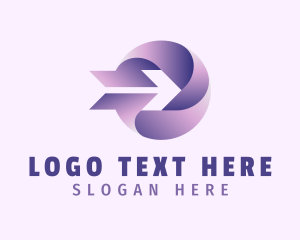 Gradient Arrow Logistics Logo