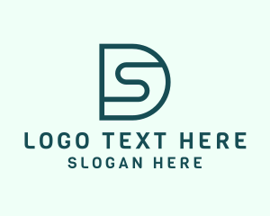 Lettering - Finance Firm Agency Letter DS logo design