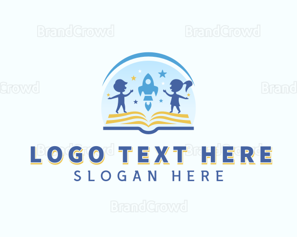 Child Learning Book Logo