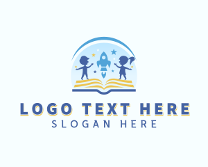 Learning - Child Learning Book logo design