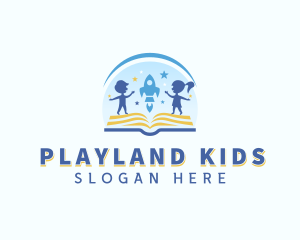 Child Learning Book logo design