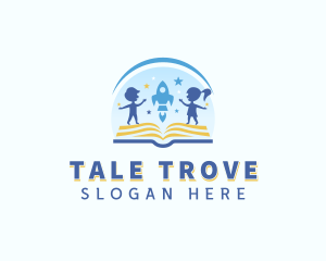 Child Learning Book logo design