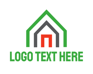 Green Triangle - Green Triangle House logo design