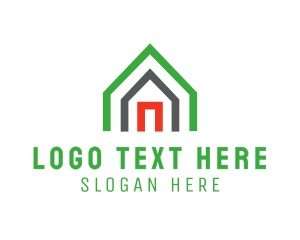 Residences - Triangle House Property logo design