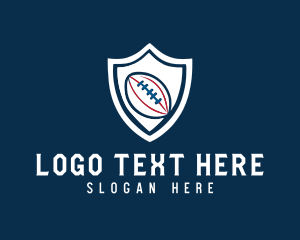 Football - Football Shield Rugby logo design